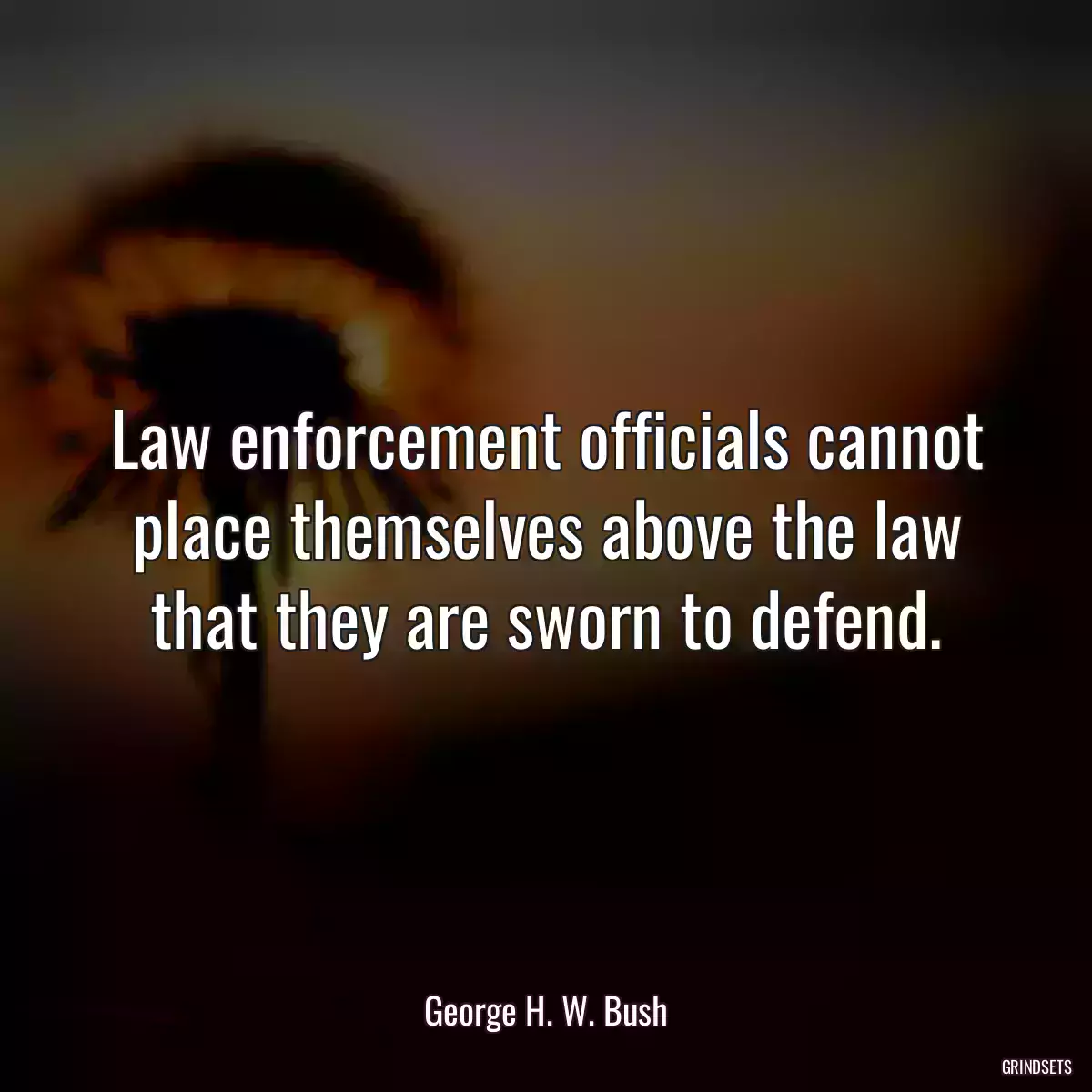 Law enforcement officials cannot place themselves above the law that they are sworn to defend.