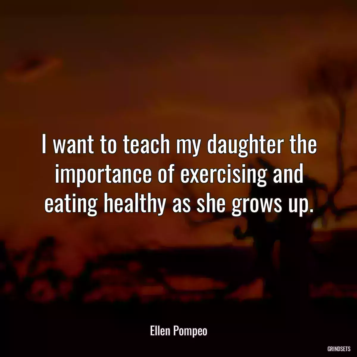 I want to teach my daughter the importance of exercising and eating healthy as she grows up.