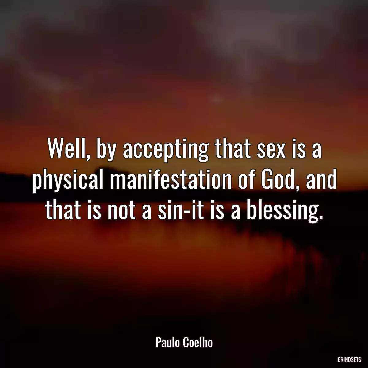 Well, by accepting that sex is a physical manifestation of God, and that is not a sin-it is a blessing.