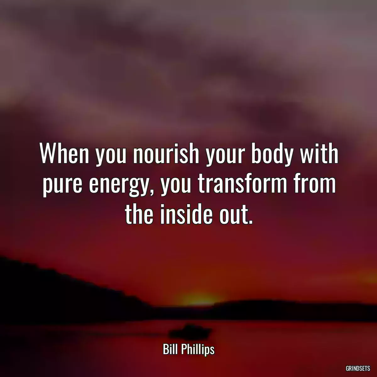 When you nourish your body with pure energy, you transform from the inside out.