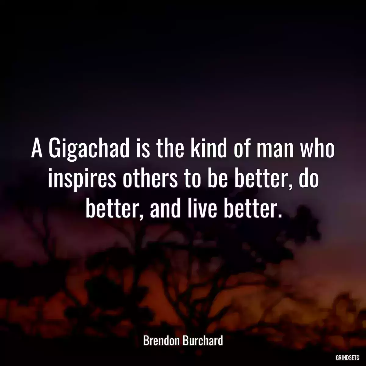 A Gigachad is the kind of man who inspires others to be better, do better, and live better.