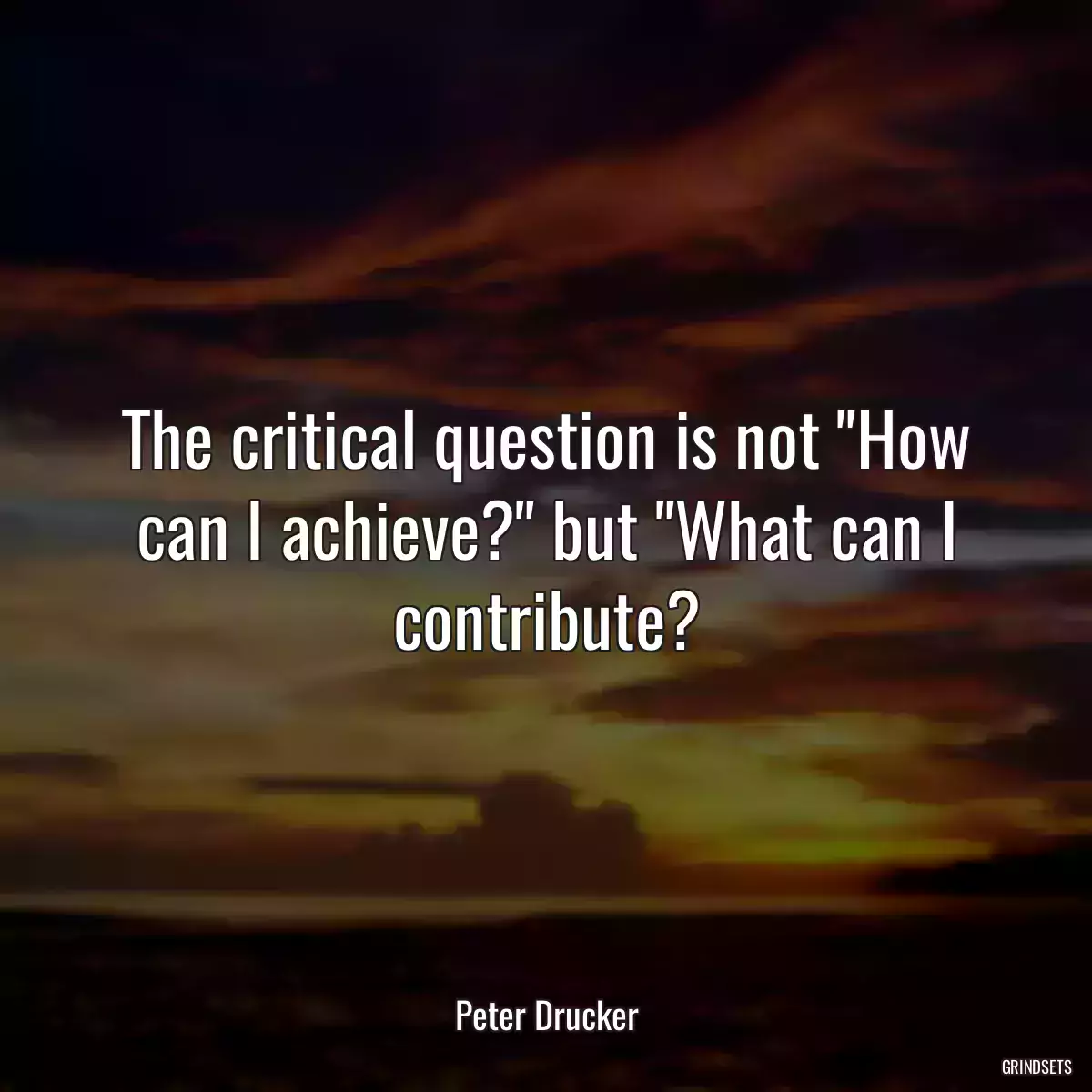 The critical question is not \