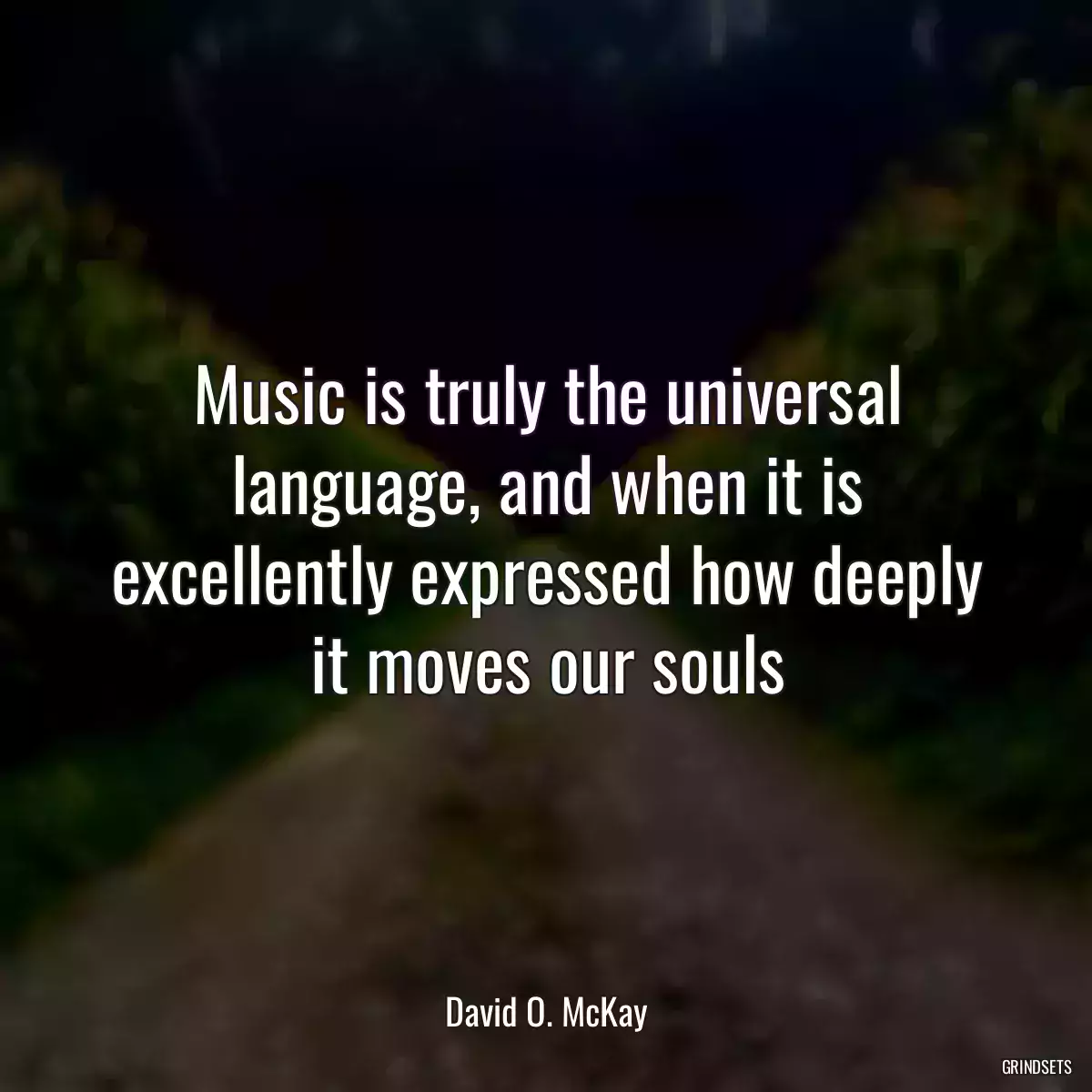 Music is truly the universal language, and when it is excellently expressed how deeply it moves our souls