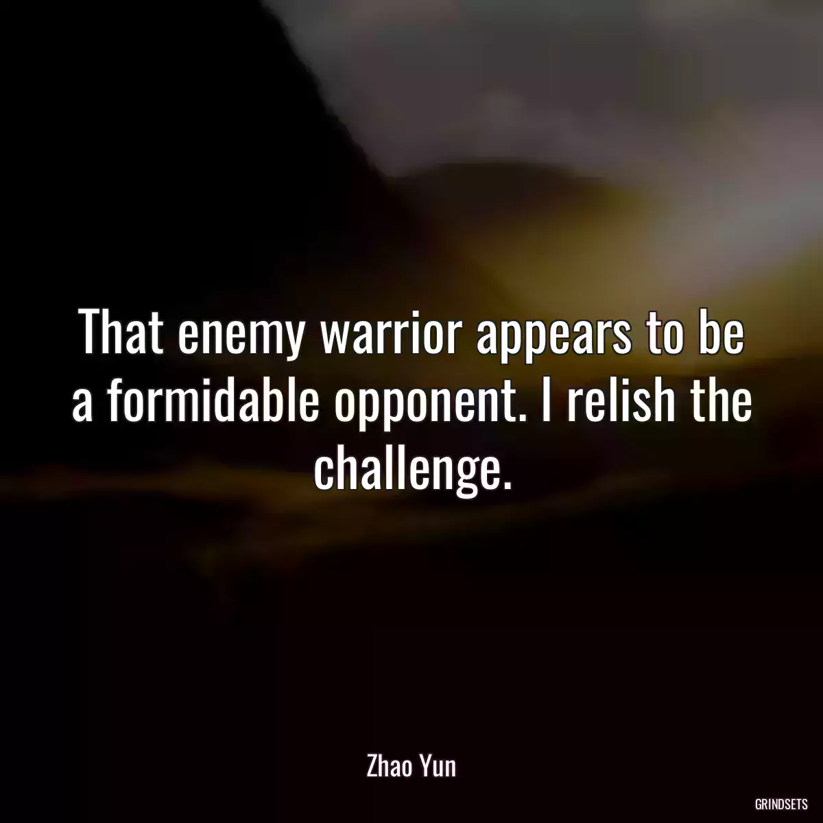 That enemy warrior appears to be a formidable opponent. I relish the challenge.