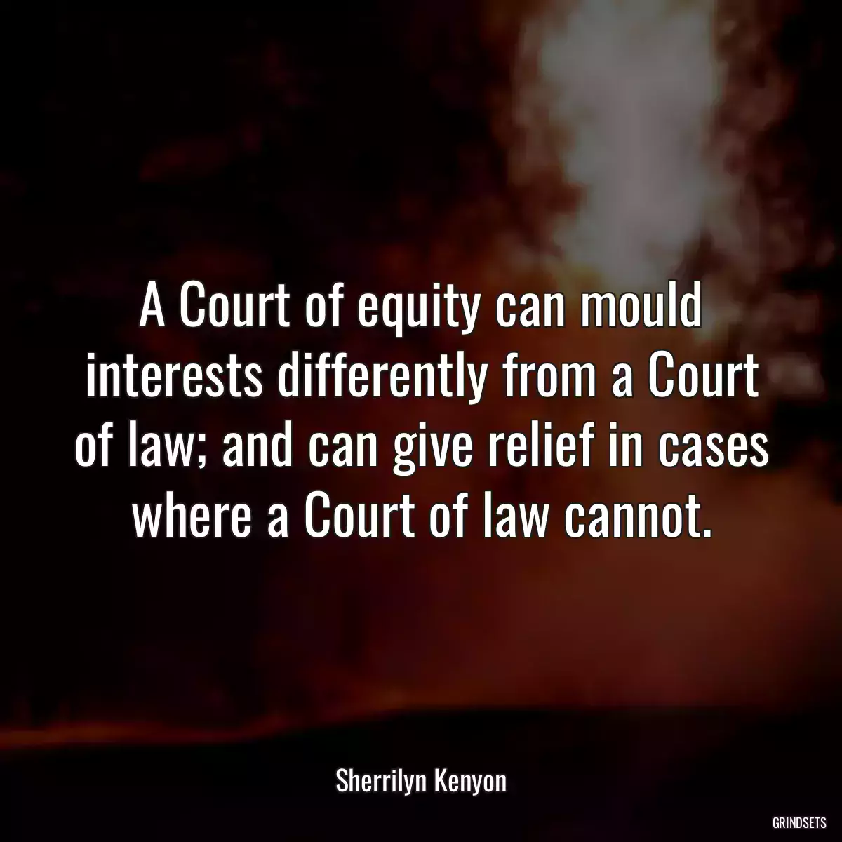 A Court of equity can mould interests differently from a Court of law; and can give relief in cases where a Court of law cannot.