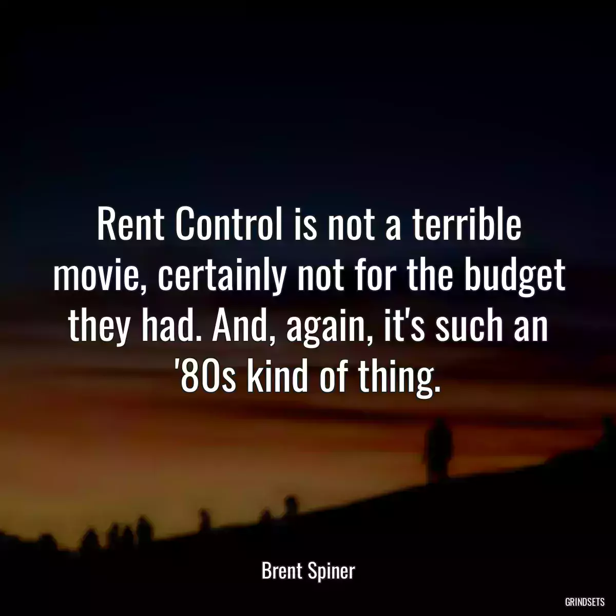 Rent Control is not a terrible movie, certainly not for the budget they had. And, again, it\'s such an \'80s kind of thing.