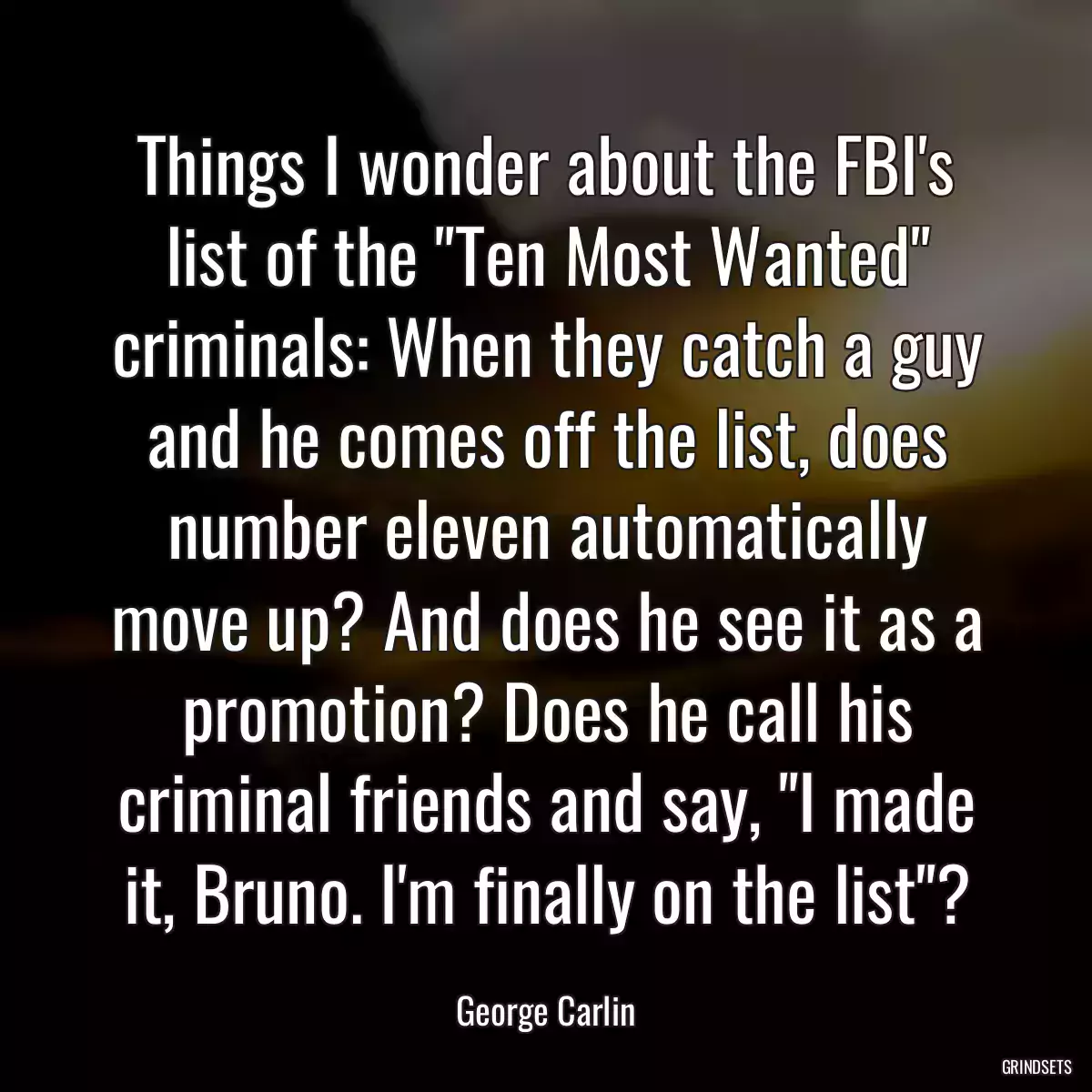 Things I wonder about the FBI\'s list of the \