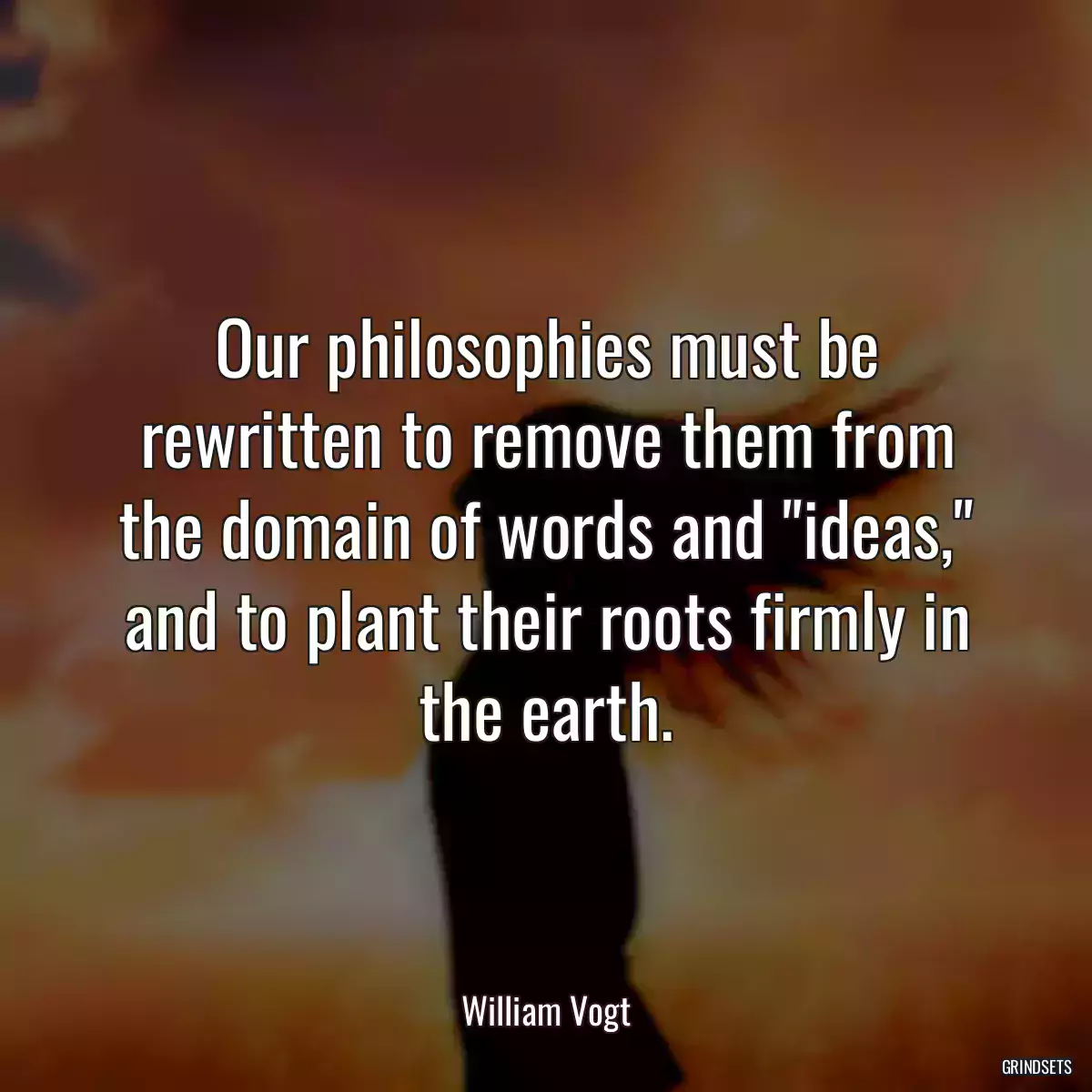 Our philosophies must be rewritten to remove them from the domain of words and \