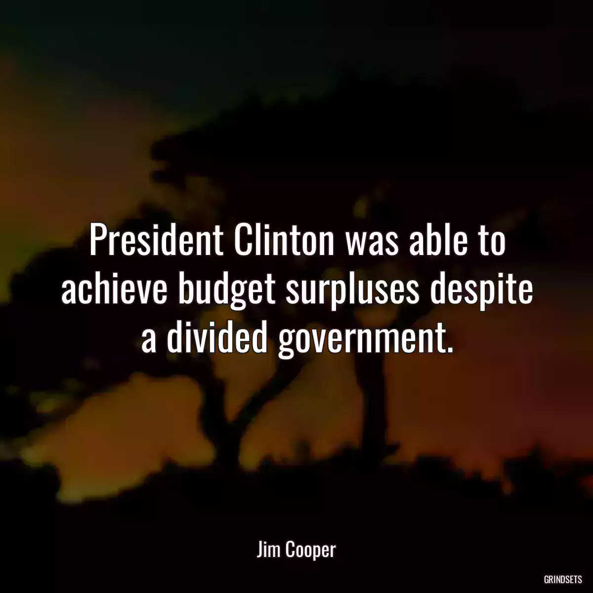 President Clinton was able to achieve budget surpluses despite a divided government.