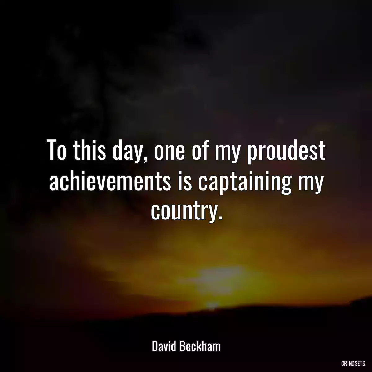 To this day, one of my proudest achievements is captaining my country.