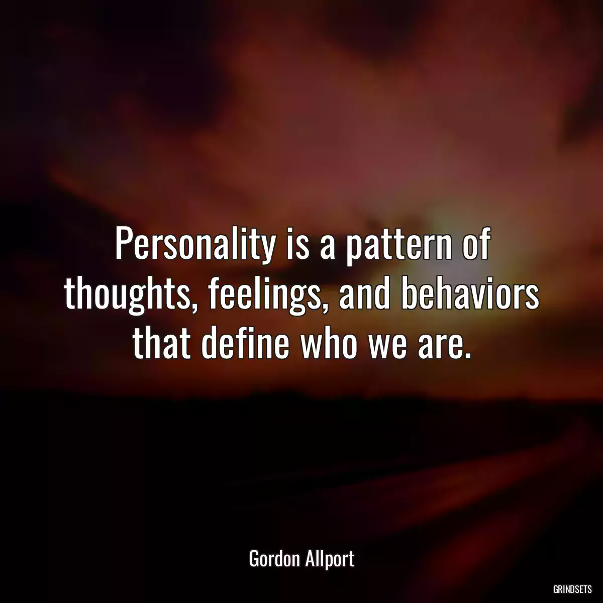 Personality is a pattern of thoughts, feelings, and behaviors that define who we are.