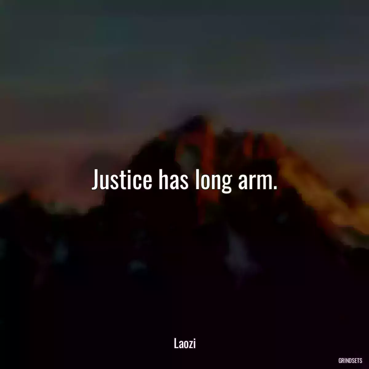 Justice has long arm.