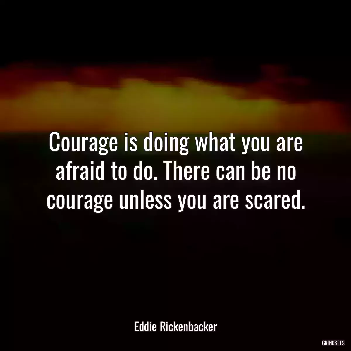 Courage is doing what you are afraid to do. There can be no courage unless you are scared.