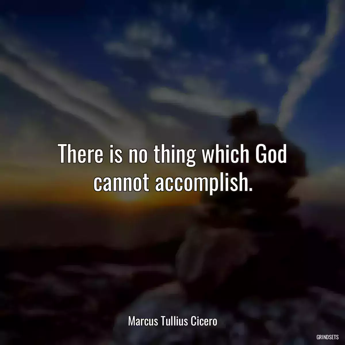 There is no thing which God cannot accomplish.