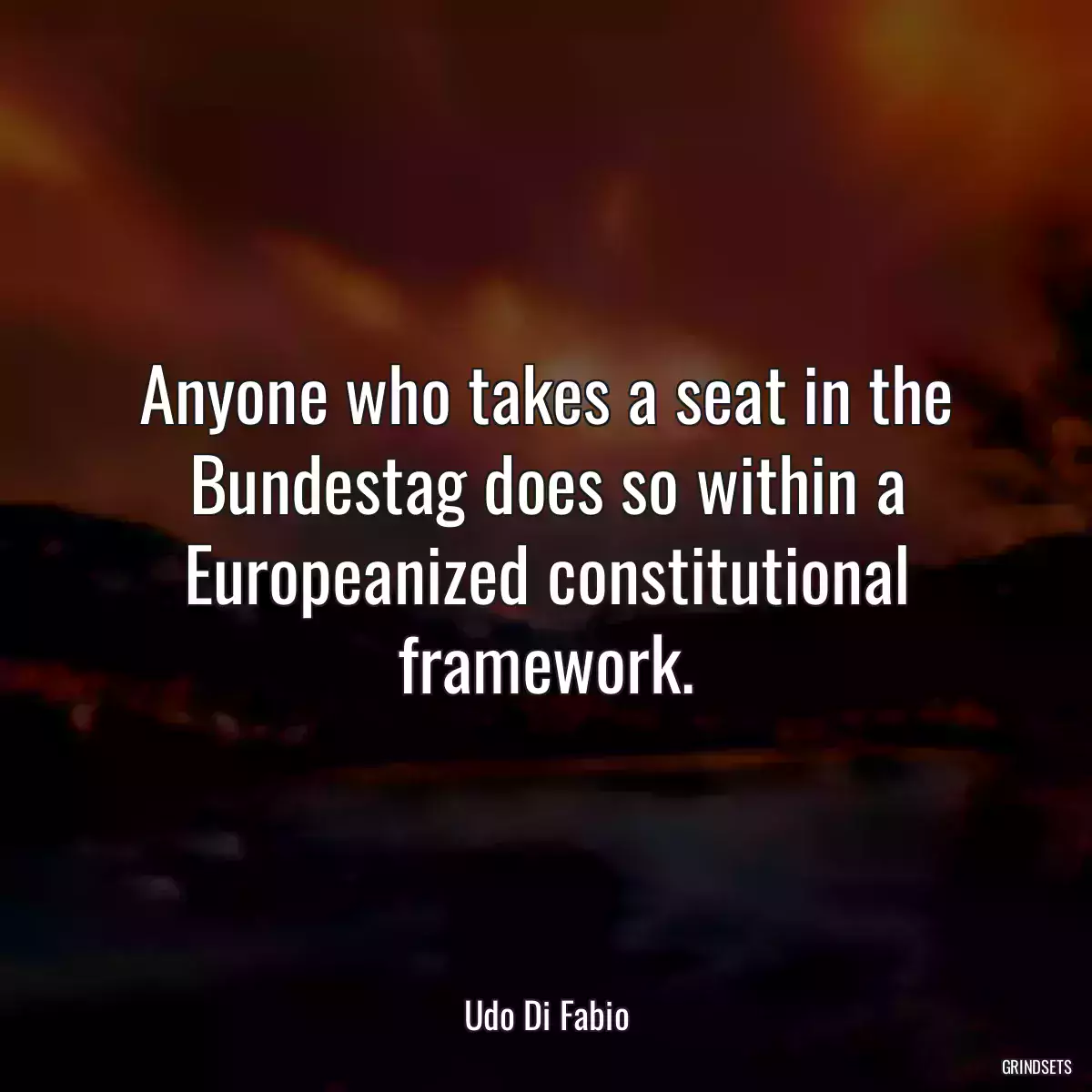 Anyone who takes a seat in the Bundestag does so within a Europeanized constitutional framework.