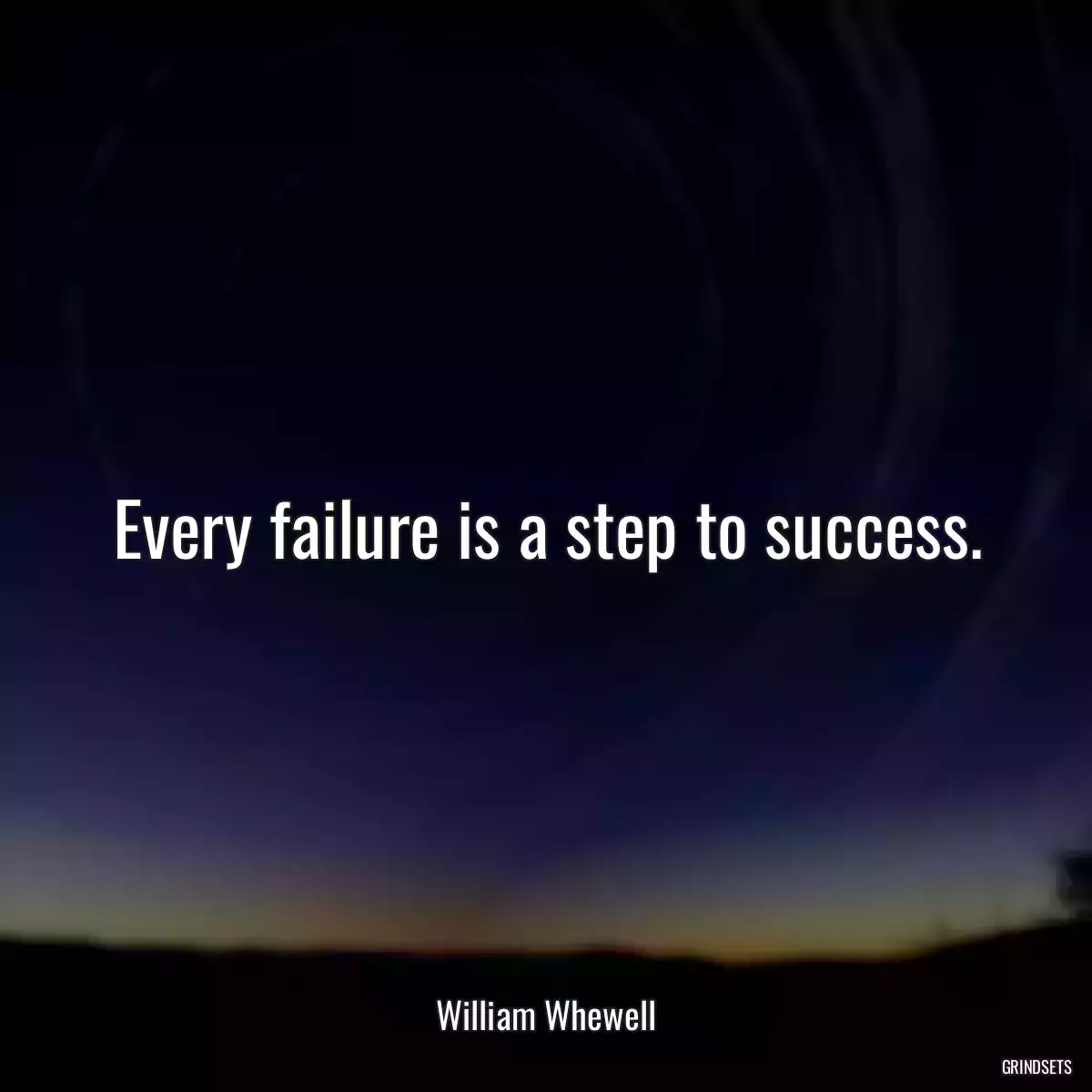 Every failure is a step to success.