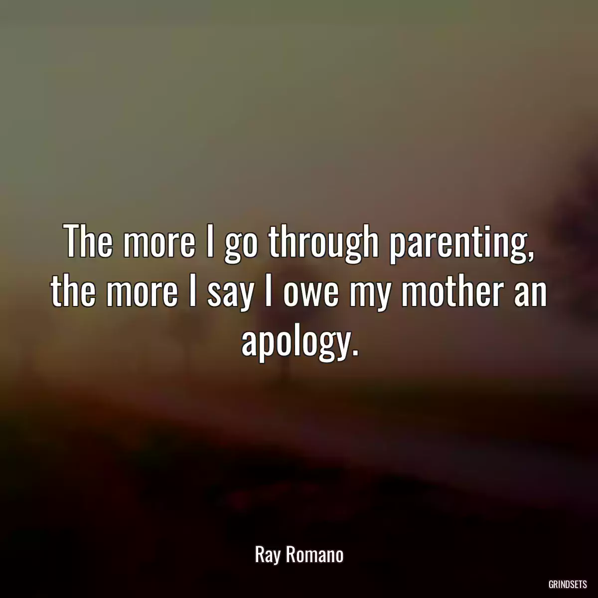 The more I go through parenting, the more I say I owe my mother an apology.