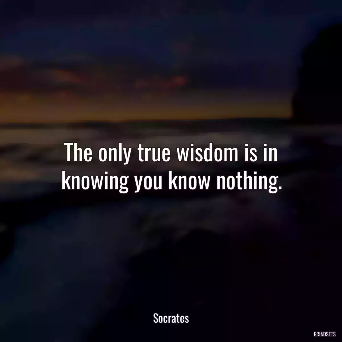 The only true wisdom is in knowing you know nothing.