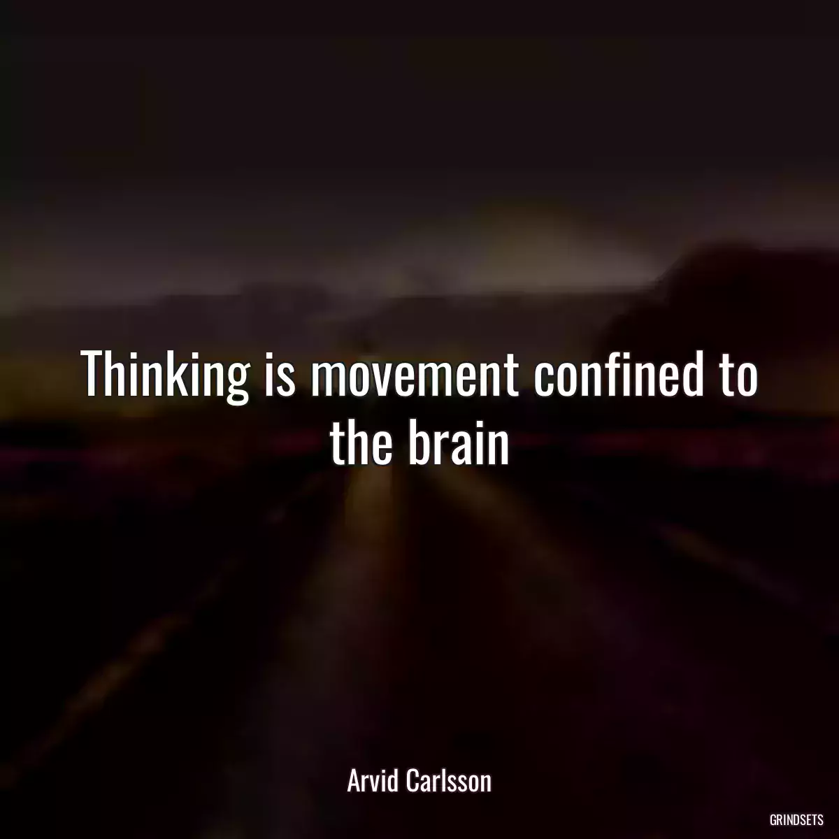 Thinking is movement confined to the brain