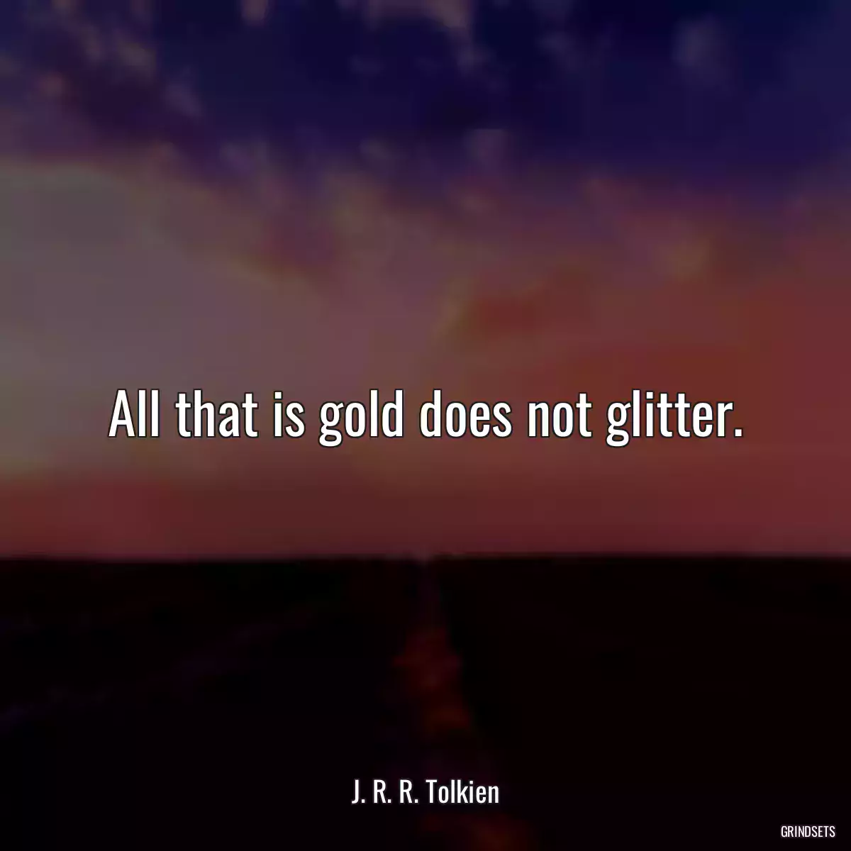 All that is gold does not glitter.