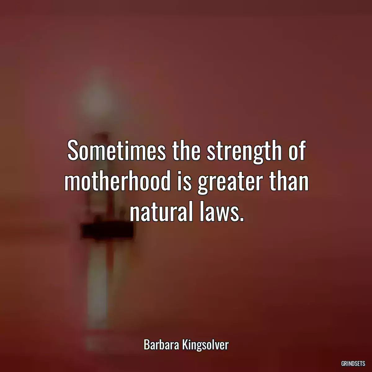 Sometimes the strength of motherhood is greater than natural laws.