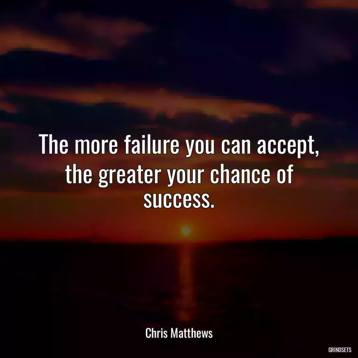 The more failure you can accept, the greater your ... | Grindsets